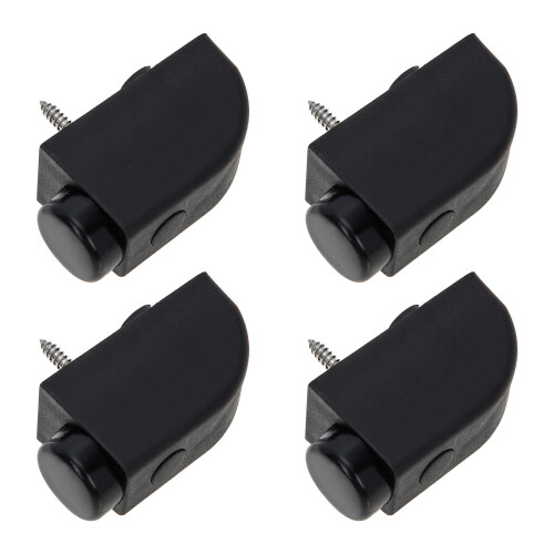 16 Pcs Sliding Sash Stopper Window Safety Lock For Doors Black 1