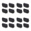 16 Pcs Sliding Sash Stopper Window Safety Lock For Doors Black 11