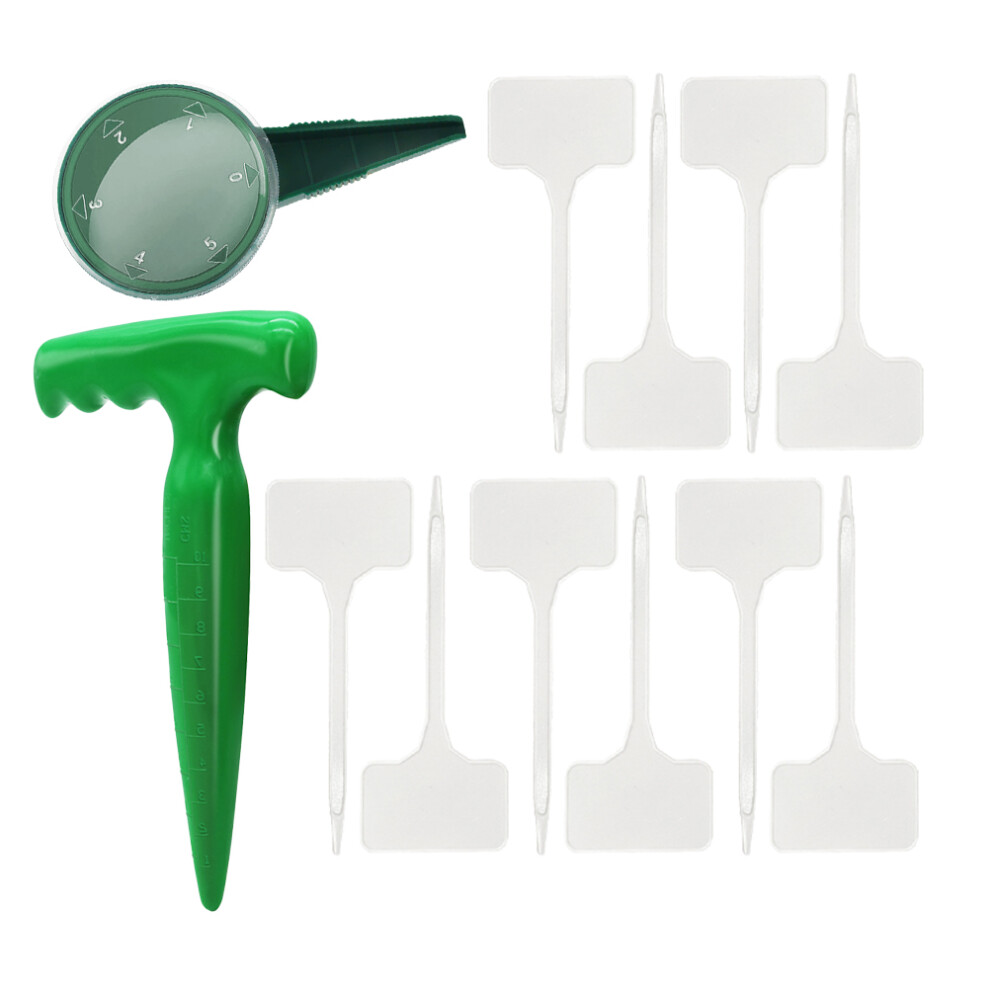 5 Sets Plastic Garden Sowing Dispenser Tool With Plant Labels For Home-image-OPC-PKXM5PM-NEW