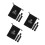 3Pcs Halloween Pirate Drawstring Bags Polyester 15.5X11.5Cm Black 8