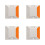 4Pcs Aluminum Reflective Road Stud Light Double Sided Pavement Marker 7