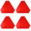 4Pcs Reflective Triangle Slow Moving Vehicle Sign For Safety 7