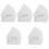 500 Pcs Blank Entry Form Cards Multi-Use Voting Raffle Tickets 5