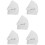500 Pcs Blank Entry Form Cards Multi-Use Voting Raffle Tickets 10