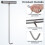 2Pcs Stainless Steel Manhole Cover Lifter Tool 7