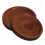 4 Pcs Round Wood Coasters For Whiskey Glasses 9