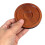 4 Pcs Round Wood Coasters For Whiskey Glasses 8