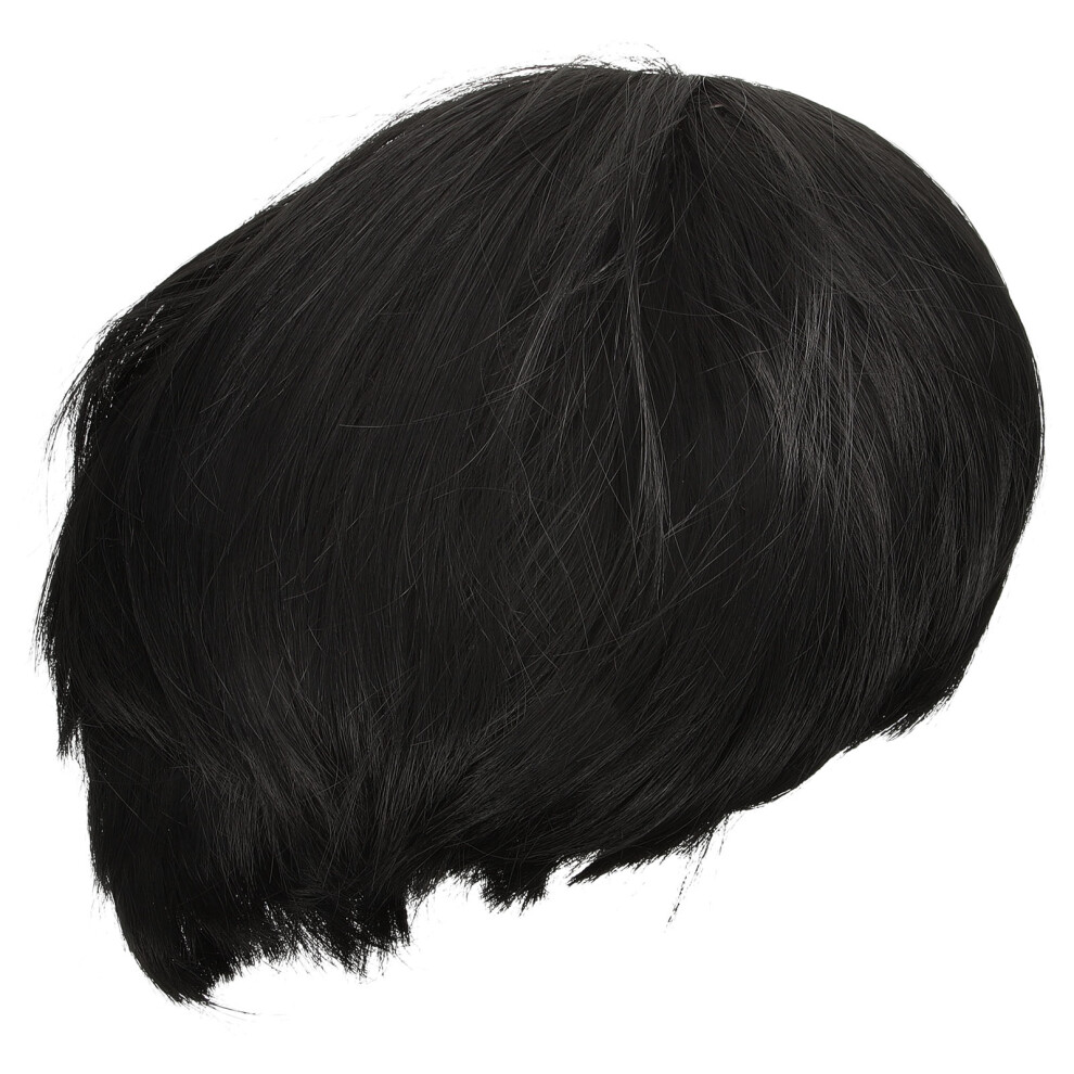 Artibetter 2Pcs Short Straight Hair Wig With Bangs Natural Looking