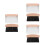 3Sets Mini Tafelborstel En Stofblik Set Wit Beukenhout Ijzer 6