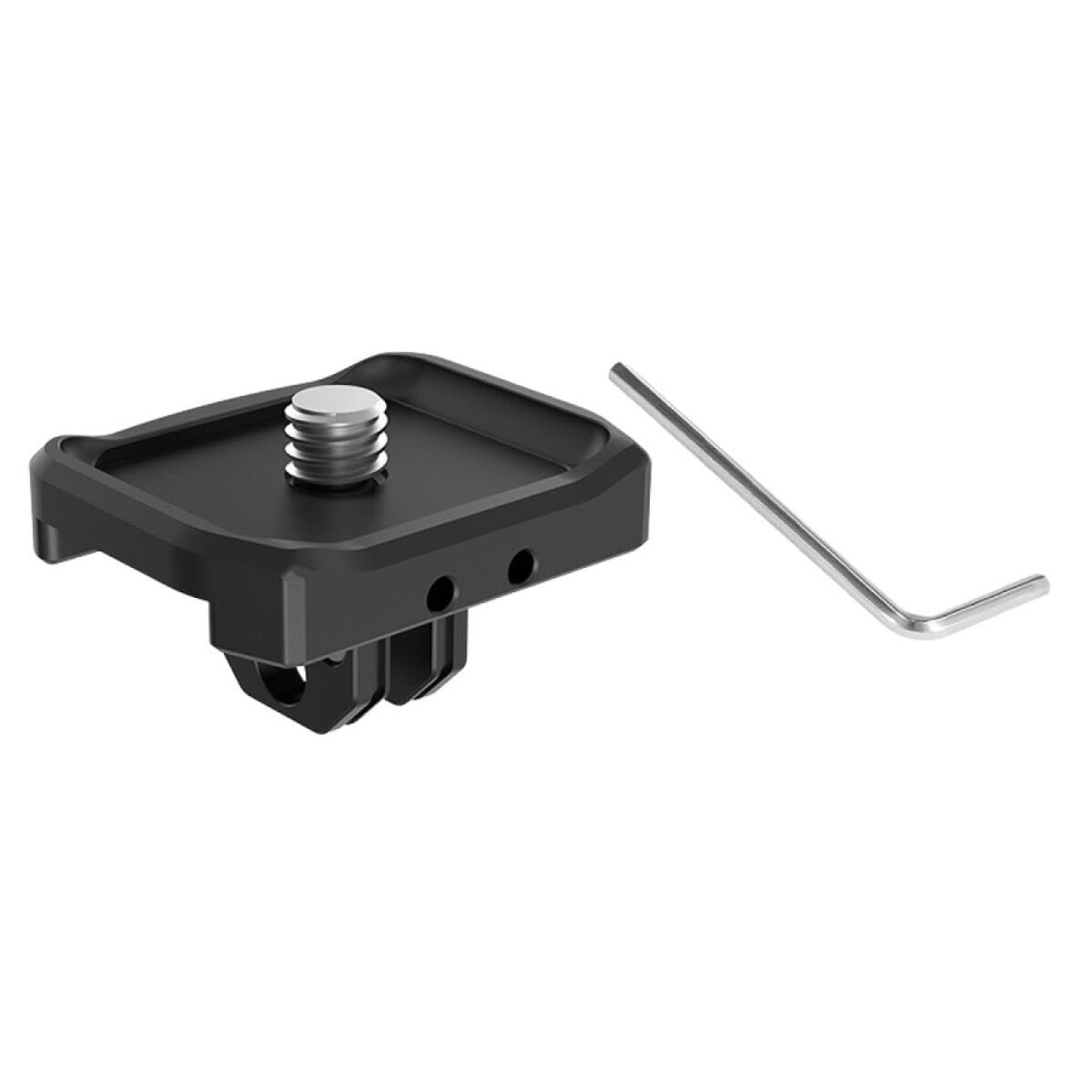 Magnetic Folding Base For Dji Pocket3 Two Card Sports Camera Adapter Expansion Fixed Base Black 9084446294576
