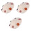 3 Pcs Children Wool Beret Hat With Flower Winter Painter Style 8