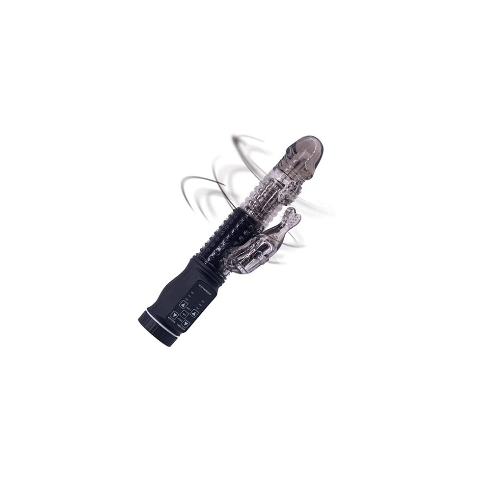 Black High Power Cordless Personal Bullet Massager - 10 Modes, Quiet Silent, Handheld Mini Stick For Women Jmhp8