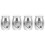 4Pcs Miniature Pet Cremation Urn For Dog Cat Ashes Keepsake Container 6
