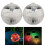 2Pcs Solar Powered Color Changing Floating LED Lights For Pool Pond 5