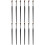 12 Pcs Angled Eyeliner Eye Shadow Concealer Makeup Brush 7