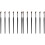12 Pcs Angled Eyeliner Eye Shadow Concealer Makeup Brush 4