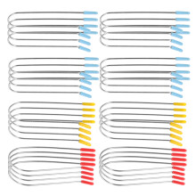 1Set Hot Curler Clips Rvs Assorti Voor Hete Krullen
