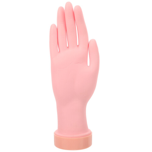 2Pcs Fake Nail Training Model Bendable Practice Hand For Nail Art 1