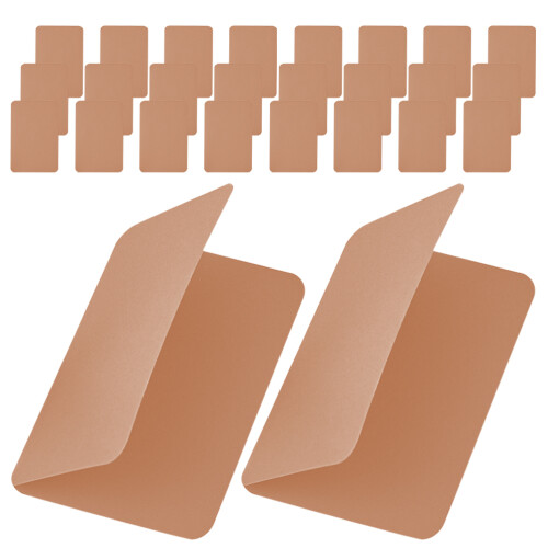 400 Pcs Blank Kraft Paper Folding Message Diy