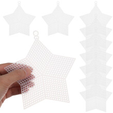 10Pcs Plastic Mesh Sheets For Embroidery And Yarn Crafting