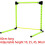 Speed Agility Training Equipment, Adjustable Height, Model X1, Steel Frame, 24-60 In Range 3