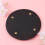 14Cm Round Bottom Pu Handmade Knitting Sewing Bag Diy Black 8