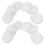 800 Pcs Disposable 7.5Cm Paper Cup Lid For Glassware - Spill-Proof 3
