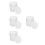 800 Pcs Disposable 7.5Cm Paper Cup Lid For Glassware - Spill-Proof 6