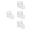 800 Pcs Disposable 7.5Cm Paper Cup Lid For Glassware - Spill-Proof 4