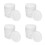 800 Pcs Disposable 7.5Cm Paper Cup Lid For Glassware - Spill-Proof 5