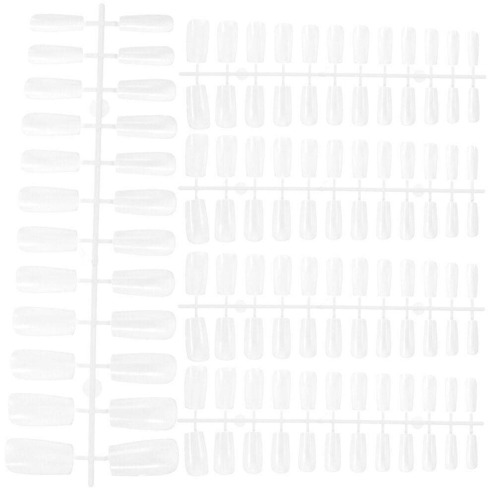 Inoomp 240 Pcs Women Press On Nails False Nail Tips Manicure Decorations