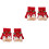 2 Pairs Kids Windproof Warm Half-Finger Gloves 3