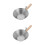 2Pcs Heavy Duty Mud Pan With Wood Handle For Drywall Plastering Cement 6