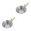 2Pcs Heavy Duty Mud Pan With Wood Handle For Drywall Plastering Cement 5