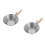 2Pcs Heavy Duty Mud Pan With Wood Handle For Drywall Plastering Cement 10