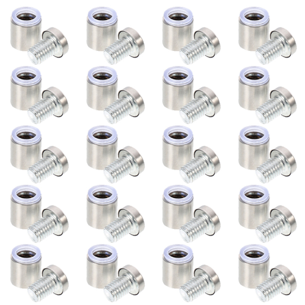 40 Pcs Mount Glass Standoff Hardware For Acrylic Board Sign Display 033163302049