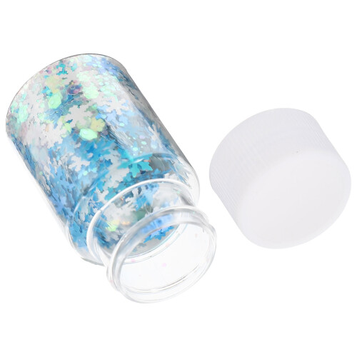 4Pcs 4 Bottles Diy Resin Snowflake Phone Case Decor Epoxy Sequins 2