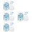 4Pcs 4 Bottles Diy Resin Snowflake Phone Case Decor Epoxy Sequins 9