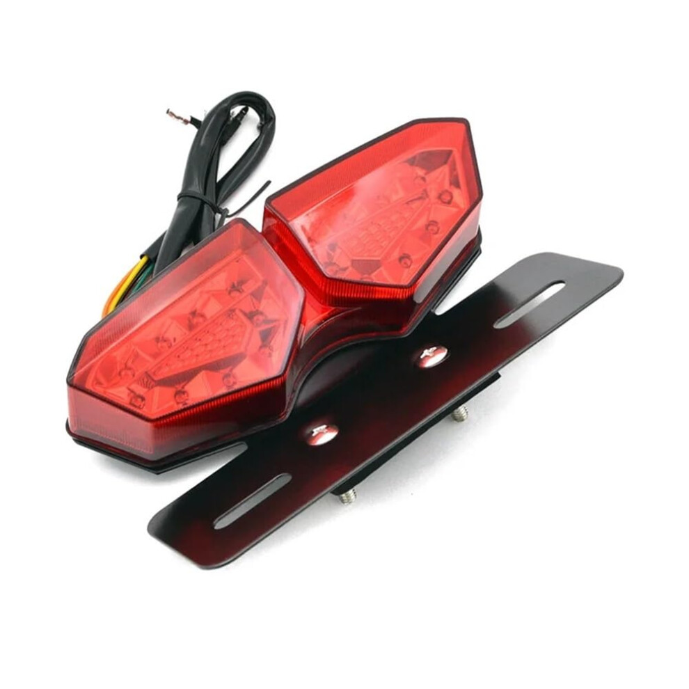 Motorcycle Stop Tail 12V Led License Plate Brake Turn Signal Compatible Light 9393856130153