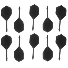 10Pcs Dart Tail Wings Flight Supplies Balance Tools Fins