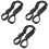 3Pcs Adjustable Snowboard Shoulder Strap For Skateboard Fixing 3