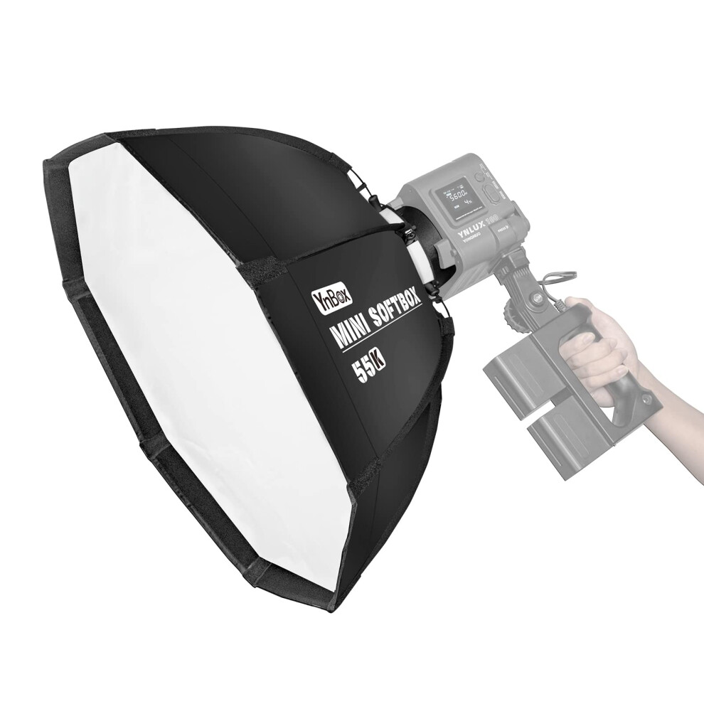55K 55Cm/22In Octagon Photography Softbox Bowens Mount Removable Diffuser Carryingbag For Ynlux100/Ynlux100provideo Light 9393856130238
