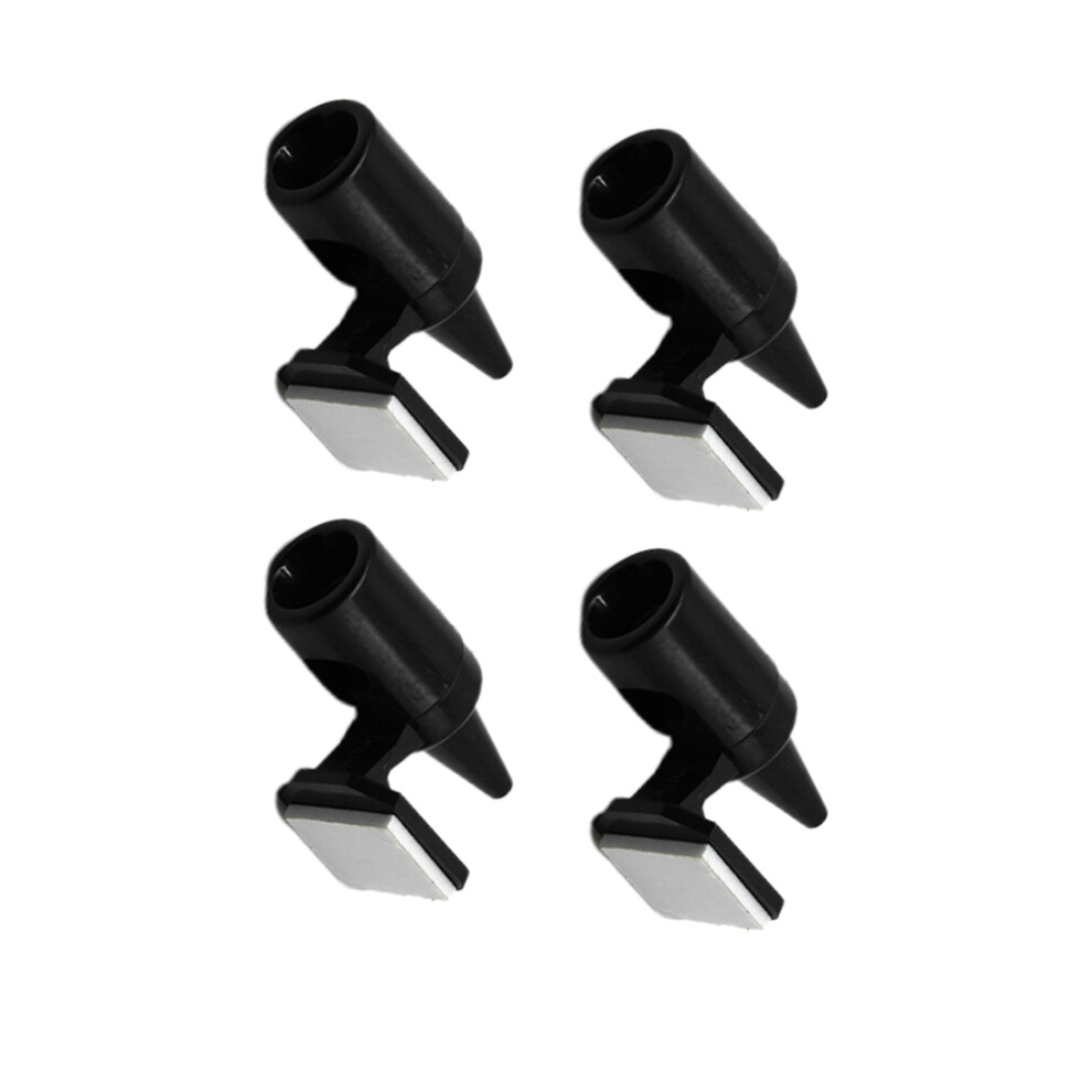 8Pcs Car Deer Whistle Animal Collision Prevention Tool Black 033163307983