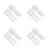 40 Sets Diy Mesh Bag Sheets Plastic Canvas For Crafting Lightweight 9