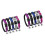 10Pièces Colliers Réglables Nylon Pour Chats Avec Cloche 4