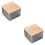 2Stk Quadratische Mit Bambusdeckel, Farbenfroher Aufbewahrer 6