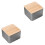2Stk Quadratische Mit Bambusdeckel, Farbenfroher Aufbewahrer 3