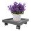 2 Pcs Square Flowerpot Tray Movable Plant Pot Base Plate 3