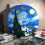 4Pcs 40Cm Wooden Frame Cotton Thick Stretched Canvas For Drawing 7