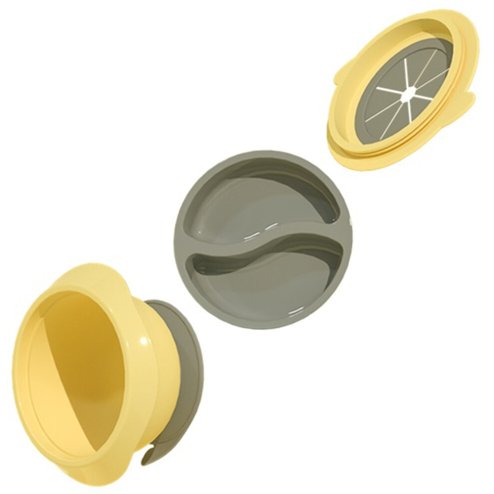 2Pcs Portable Baby Suction Cup Bowl Leakage Prevention Tableware Inoomp